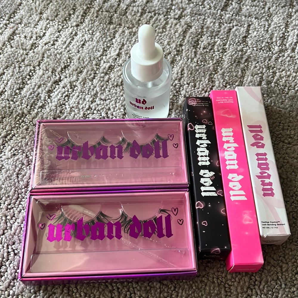 Urban dolls lashes set